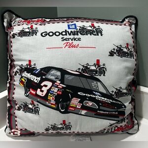 Vintage Nascar Dale Earnhardt Sr. #3 Goodwrench Racing Stuffed Pillow USA